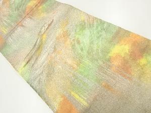 アンティーク　滝模様織出し袋帯（材料）